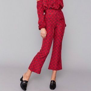 Stone Cold Fox Isla trousers in Hefner print